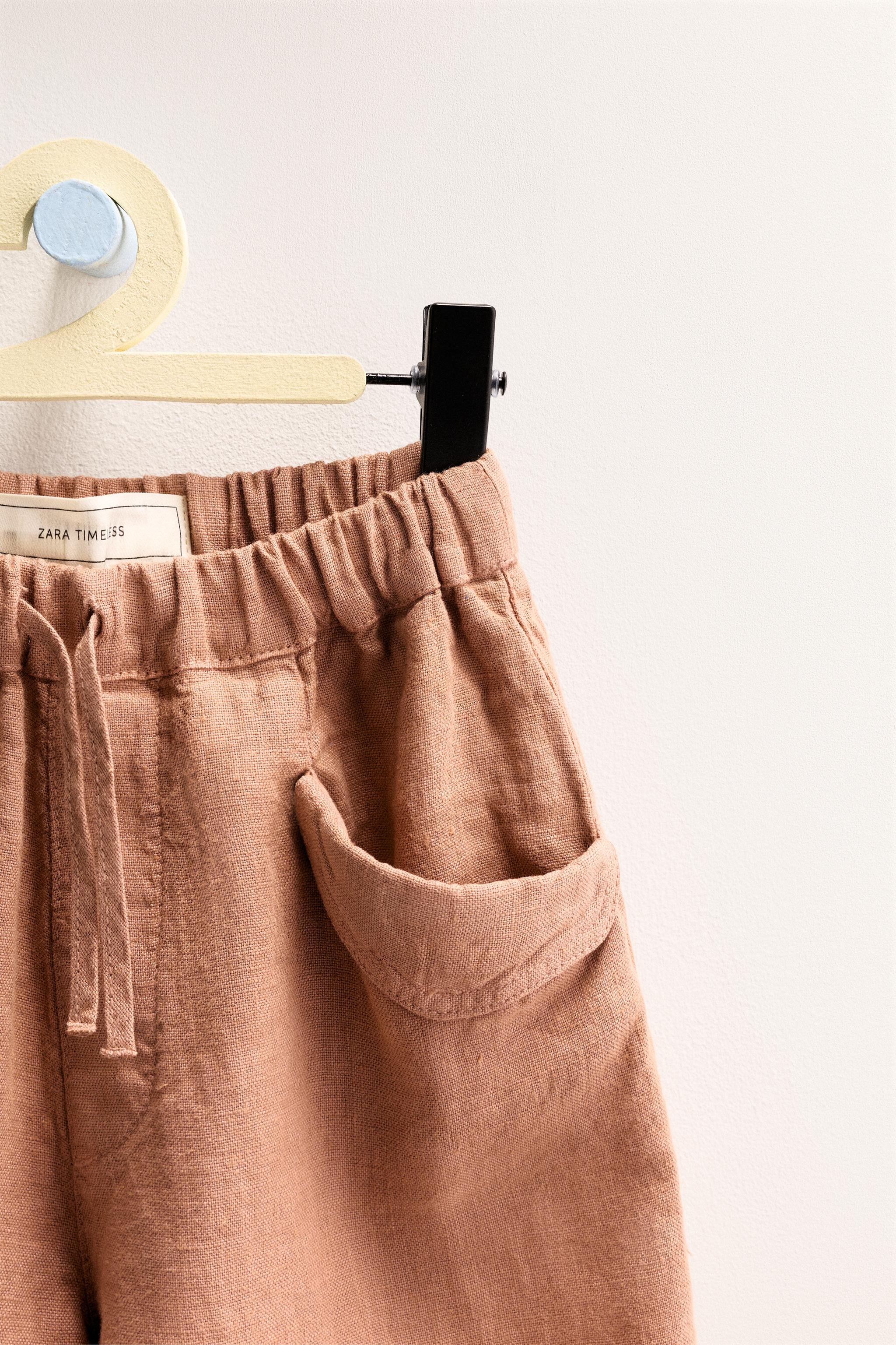 ZARA TIMELESS - SHORT UNI 100 % LIN